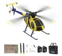 Meiurlex Helicóptero RC-ERA C184 MD500 RC, helicóptero sin hélice de 4 canales con control de flujo óptico y estabilización giroscópica, modelo de avión RC para adultos