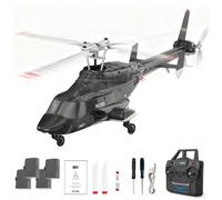 Meiurlex RC ERA A61 - Helicóptero teledirigido para adultos, 1:52 Little Wolf con ajuste de altura y posicionamiento óptico, modelo de avión RTF para principiantes