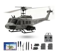 Meiurlex RC ERA C032 UH-1 Huey RC Helicóptero - 1:48 6CH sin escobillas helicóptero teledirigido, 3D y avión RC de alta precisión para adultos principiantes
