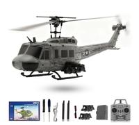 Meiurlex RC ERA C032 UH-1 Huey RC Helicóptero - 1:48 6CH sin escobillas helicóptero teledirigido, 3D y avión RC de alta precisión para adultos principiantes