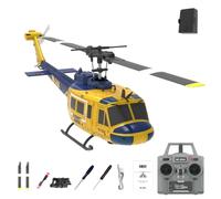 Meiurlex RC ERA C032 UH-1 Huey RC Helicóptero de 6 canales, teledirigido helicóptero de escala 1/48 Heli, vuelo 3D y avión RC de alta precisión para adultos principiantes