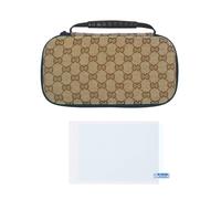 Meiurlex RG556 - Funda de viaje con protector de pantalla de vidrio templado, bolsa de transporte y película templada para consola de juegos de mano retro RG556
