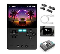 Meiurlex TRIMUI Brick - Consola de juegos portátil con tarjeta TF de 64 G, pantalla IPS de 3,2 pulgadas, Linux, Allwinner A133P, retro, arcade, videojuego, emulador, regalo, juguete para niños y