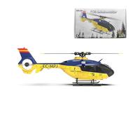 Meiurlex YU Xiang F06 EC-135 RC Helicóptero RC, 1/36 6 Canales Sin Escobillas 3D/6G RC Helicóptero Modelo Juguete para Principiantes (Versión RTF)