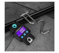 MEIVIYA Báscula de grúa portátil de Alta Resistencia, báscula Colgante electrónica Digital, Unidad de báscula de Gancho Industrial Recargable, 300KG/ 600LB