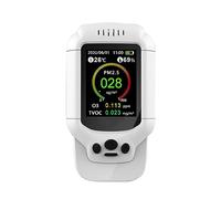 MEIVIYA Monitor de Aire, Probador de Gas de ozono Profesional 8 en 1, Detector de Calidad del Aire PM2.5 PM10 PM1.0 TVOC O3, Sensor de ozono, Monitor higrotermógrafo