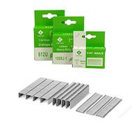 Meiyijia Juego de Grapas de 3 Tipos - U 1000pcs, T 2000pcs, Puerta 2000pcs - Alambre Fino