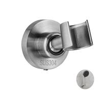 Meiyijia - Soporte para cabezal de ducha Acero Inoxidable, Ajustable Resistente al Agua Soporte para Alcachofa de Ducha de Pared para Baño (Instalación de pegamento/taladro)