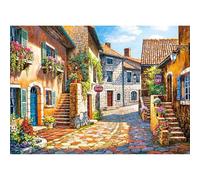 MEIYUDA 5D Diamond Painting Kit Completo Vista de Calle, Pintura Diamante Paisaje, Diamond Painting Regalo Niños, Manualidades Adultos Diamond Painting Para Decoración De Pared Del Hogar 40x30cm