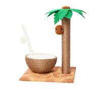 MEIZHITU Árbol para Gatos Poste Rascador Árbol Trepador para Gatos, Torre Pequeña para Gatos, Árbol De Actividades para Gatos En Interiores con Cojín