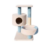 MEIZHITU Árbol para Gatos Poste Rascador Marco De Escalada para Gatos, Árbol De Torre para Gatos, Muebles Simples para Gatos, Poste Rascador para Gatos De Sisal, Plataforma De Salto Resistente(B)