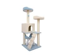 MEIZHITU Árbol para Gatos Poste Rascador Marco De Escalada para Gatos, Arena para Gatos, Árbol para Gatos, Pilar De Sisal, Muebles para Gatos Que Saltan, Juguete para Gatos