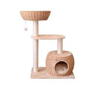 MEIZHITU Árbol para Gatos Poste Rascador Marco De Escalada para Gatos, Rascador para Gatos, Poste De Rascador para Árboles, Muebles De Poste, Casa De Gimnasio, Juguete, Plataforma De Salto para Gatos