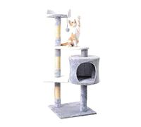 MEIZHITU Árbol para Gatos Poste Rascador Platforma Do Skoku Dla Kota Grab Post Pluszowe Drzewo Dla Kota Drabinka Do Wspinaczki Dla Kota Sizal Rope Cat Claw Board