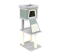 MEIZHITU Árbol para Gatos Poste Rascador Torre De Árbol para Gatos, Árboles para Gatos, Trapezoidal Simple, Marco De Escalada para Gatos Grandes, Estable Disponible para Múltiples Gatos