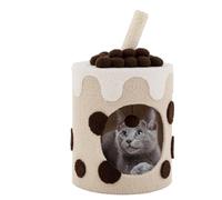 MEIZHITU Árbol para Gatos Poste Rascador Torre Multifuncional para Árbol para Gatos con Poste Rascador, Bola Colgante, Bonito Árbol para Gatos con Cojín Suave(Bruin)