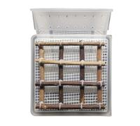 MEIZHITU Caja De Alimentación De Insectos Reptil Anfibios Jaula De Observación For Mantis, Terrario For Insectos, Caja Ventilada For(White)