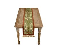 MEIZHITU Camino De Mesa para Fiesta Camino De Mesa Moderno Único, Mantel Retro Pastoral, Centro Larga, Tocador, Decoración Decoracion Mesa(A,71 Inches)