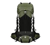 MEIZHITU Mochila Viaje para Escalar Mochila Grande Para Acampar De 60 L, Ligera, Para Senderismo, Trekking, Montañismo, Bolsa De Viaje Mochila Trekking(Dark Green)