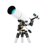 MEIZHITU Telescopio para astronomía, telescopio refractario astronómico, ajustable, portátil, de viaje, telescopio al aire libre