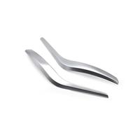 MEIZIYU 1/2 piezas cubierta manija puerta interior, tirador panel exterior, Compatible for BMW, X1 E84 2010-2016 manija interior de la puerta interior(Silver 2PCS)