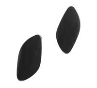 MEIZIYU 1 par de cubiertas de boquilla de lavado de faros delanteros for Volvo, S80 2007-2013 39870059 39870060, color negro, izquierda y derecha Tapa de la boquilla del lavafaros del coche