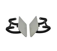 MEIZIYU 1 par de tapas de arandela de parachoques delantero LR for faros delanteros Compatible for W221 Clase S 2005-2011 2218800505 2218800605 Tapa de la boquilla del lavafaros del coche