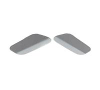 MEIZIYU 1 par de tapas de boquilla rociadora de lavado de agua for faros delanteros de coche Compatible for VW, Jetta IV 2011-2014 5C6955109 5C6955110 Tapa de la boquilla del lavafaros del coche