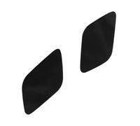 MEIZIYU 2 piezas de cubierta de boquilla de lavado de faros delanteros for Volvo, XC60 2014-2017 39821592 39821577 plástico negro Tapa de la boquilla del lavafaros del coche