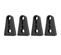 MEIZIYU Amortiguador de sonido for cerradura de puerta de coche, 4 Uds., Compatible for Mini, Countryman Paceman R60 R61, Compatible for 5 Series E60 E61 F10 Amortiguador insonorizado para puertas de