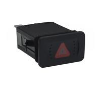 MEIZIYU Botón de interruptor de luz de advertencia intermitente de peligro de emergencia apto for VW apto for Golf MK4 Bora Jetta 1998-2006 1J0953235C interruptor de luz de peligro