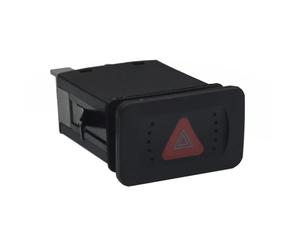 MEIZIYU Botón de interruptor de luz de advertencia intermitente de peligro de emergencia apto for VW apto for Golf MK4 Bora Jetta 1998-2006 1J0953235C interruptor de luz de peligro