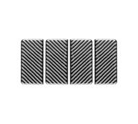 MEIZIYU Caja de almacenamiento for reposabrazos coche, cubierta decorativa con junta embellecedora, apta for CRV, accesorios interiores fibra carbono 2007-2011 cubierta del interruptor del tablero