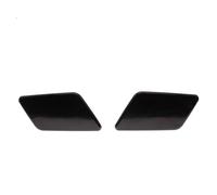 MEIZIYU Cubierta de boquilla limpiaparabrisas delantera izquierda y derecha for X1 E84 2009 2010 2011 2012 51112993585 51112993586 Tapa de la boquilla del lavafaros del coche(Black SET)