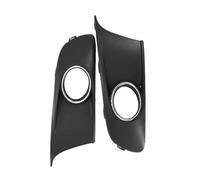 MEIZIYU Cubierta de parrilla de rejilla de luz antiniebla del parachoques delantero de coche de 2 piezas, apta for Volkswagen, apta for Caddy, Touran 2010-2015 ABS izquierda derecha Rejilla de la carc