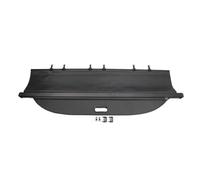MEIZIYU Cubierta retráctil for maletero trasero coche, compatible con Ford Explorer 2011-2018, cortina protectora seguridad Bandeja trasera retráctil