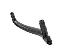 MEIZIYU Embellecedor cubierta for manija puerta interior pasajero, Compatible for BMW X5, X6, F15 y F16 (2014-2018) manija interior de la puerta interior(Right Carbon Fiber)