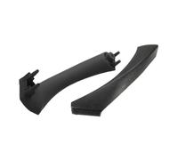 MEIZIYU Embellecedor de manija puerta coche, Compatible for BMW Serie 3 E90 E91 328i Sedan Wagon manija interior de la puerta interior(Black)