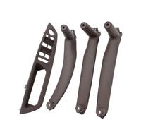 MEIZIYU Embellecedor de manija puerta interior, 4 piezas, Compatible for BMW X5, X6, E70, E71, E72 2007-2014 manija interior de la puerta interior(LHD Moka Set)