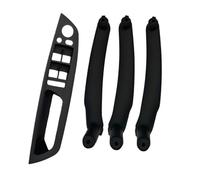 MEIZIYU Embellecedor de manija puerta interior, Compatible for BMW E70, E71, X5, X6 2007-2014 manija interior de la puerta interior(Black)