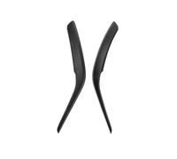 MEIZIYU Embellecedor for manija panel interior puerta, Compatible for BMW X1, E84, 23d, 25i, 16d, 16i, 18d, 20i, años 2008 a 2016 manija interior de la puerta interior(Black 2pcs)