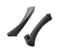 MEIZIYU Embellecedor for tirador puerta coche, Compatible for BMW Serie 3 E90 E91 316 318 320 325 328 manija interior de la puerta interior(Black Left)