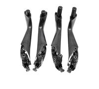 MEIZIYU Embellecedor interior for manija puerta coche, 2 o 4 piezas, Compatible for BMW Serie 5 M5 G30 G31 F90 2017-2022 manija interior de la puerta interior(Carbon 4pcs)