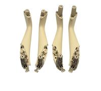 MEIZIYU Embellecedor interior for manija puerta coche, 2 o 4 piezas, Compatible for BMW Serie 5 M5 G30 G31 F90 2017-2022 manija interior de la puerta interior(Beige 4pcs)