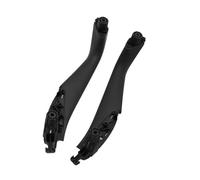 MEIZIYU Embellecedor interior for manija puerta coche, 2 o 4 piezas, Compatible for BMW Serie 5 M5 G30 G31 F90 2017-2022 manija interior de la puerta interior(Black Front 2pcs)