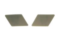MEIZIYU Faro de parachoques delantero sin pintar, boquilla de pulverización, tapa de cubierta de chorro Compatible for E90 E91 328xi 320i 325i 335i 61677211209 61677211210 Tapa de la boquilla del lava