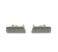 MEIZIYU Faro de parachoques delantero, tapa de boquilla de pulverización, Compatible for TOYOTA SEQUOIA K6 2008 2009-2019 85045-0C010 85044-0C010 Tapa de la boquilla del lavafaros del coche(SET)