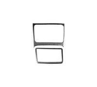 MEIZIYU Juego de pegatinas for caja almacenamiento interior coche, aptas for Civic, octava generación, 2006-2011, accesorios fibra carbono cubierta del interruptor del tablero(Left drive hand)