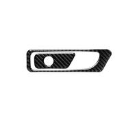 MEIZIYU Pegatina embellecedora for panel de reposabrazos copiloto interior coche, compatible con Q7 SQ7 4M, accesorios 2016-2019 fibra carbono cubierta del interruptor del tablero(Left Hand Drive)