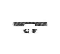 MEIZIYU Pegatinas for el panel de instrumentos del copiloto, aptas for Z3 1998-2002, tira adorno fibra carbono, accesorios decorativos for interior coche cubierta del interruptor del tablero(Black)